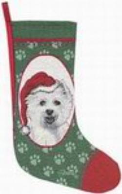 Pedigree West Highland Terrier Christmas Stocking Retired Item