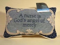 A Nurse Pillow Talk Tapestry Pillow