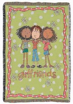 SALE Girl FriendsTapestry Throw