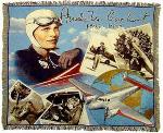 Amelia Earhart Throw Blanket