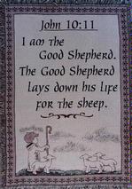  SALE John 10:11 Throw Blanket