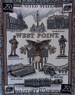 SALE West Point Military Academy Throw Blanket