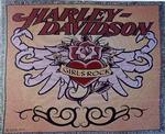  SALE Harley Davidson ® Girls Rock Tapestry Throw Blanket