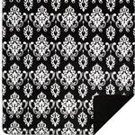  NEW Black Medallion Denali Microplush ® Blanket