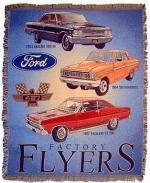 Ford Factory Flyers ® Tapestry Throw Blanket 