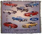 Ford Mustangs ® Tapestry Throw Blanket 