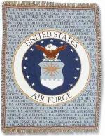 US Air Force Tapestry Throw