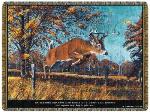 II Samuel 22:34 Tapestry Throw