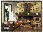 Holiday Hearth Tapestry Throw