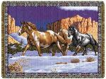 Canyon Run Tapestry Throw