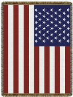 United States Flag Tapestry Throws