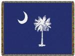 South Carolina Blue Flag Tapestry Throw