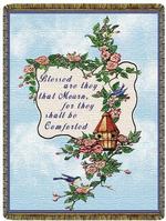 Blessed Are They Tapestry Throw