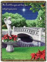Silent Night Tapestry Throw