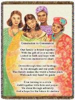 Generation To Generation Tapestry Throw