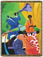 Piano Man Tapestry Throw 