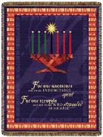 Kwanzaa Tapestry Throw
