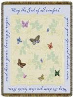 May the God of All Comfort Tapestry Throw