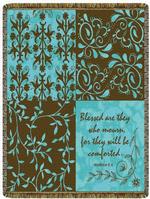 Blessed Are Those Who Mourn Matthew 5:4 Tapestry Throw