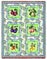 Alsacian Fruit Tapestry Throw