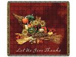 NEW Let Us Give Thanks Tapestry Throw