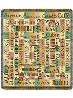 Coffee Aficionado Tapestry Throw