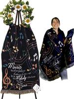 Music Touches Comfort Wrap