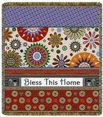 Bless This Home Tapestry Throw