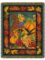 Autumn Bounty Tapestry Throw