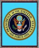 Presidential Seal Air Force One Tapestry Throw