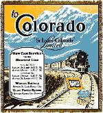 St. Louis ~ Colorado Train Tapestry Throw