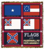 Confederate Flag Tapestry Throw