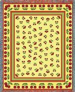 Cherries Jubilee Tapestry Throw