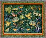 Leap Frog Tapestry Throw