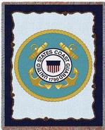 United States Coast Guard Tapestry Throw