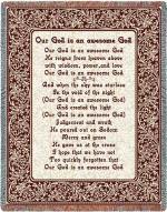 Awesome God Throw Blanket