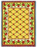 Apple Season Tapestry Throw