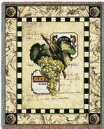 Grapes and Labels I Tapestry Throw 
