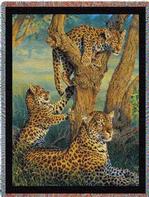 Leopards Tapestry Throw