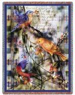 Joy's Sanctuary Tapestry Throw
