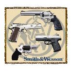 Smith & Wesson Guns Tapestry Throw