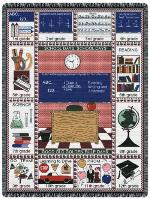 School Days Tapestry Throw
