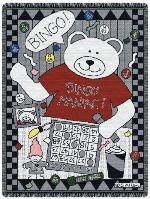 Bingo Bear Throw Blanket