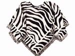 Zebra Skin Poncho