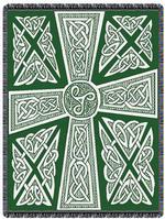 Celtic Cross Throw Blanket