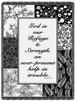  NEW God Is Our Refuge, Psalm 41:10 Throw Blanket