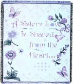 A Sister's Love Throw Blanket
