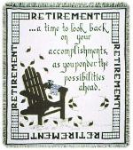 Retirement Throw Blanket