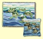 SALE First Swim Tapestry Throw Pillow