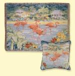 SALE Flamingo Isle Tapestry Throw